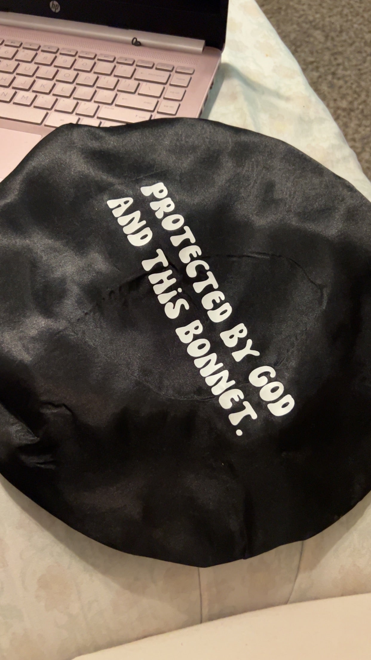 Bonnet “Protected By God and this Bonnet.