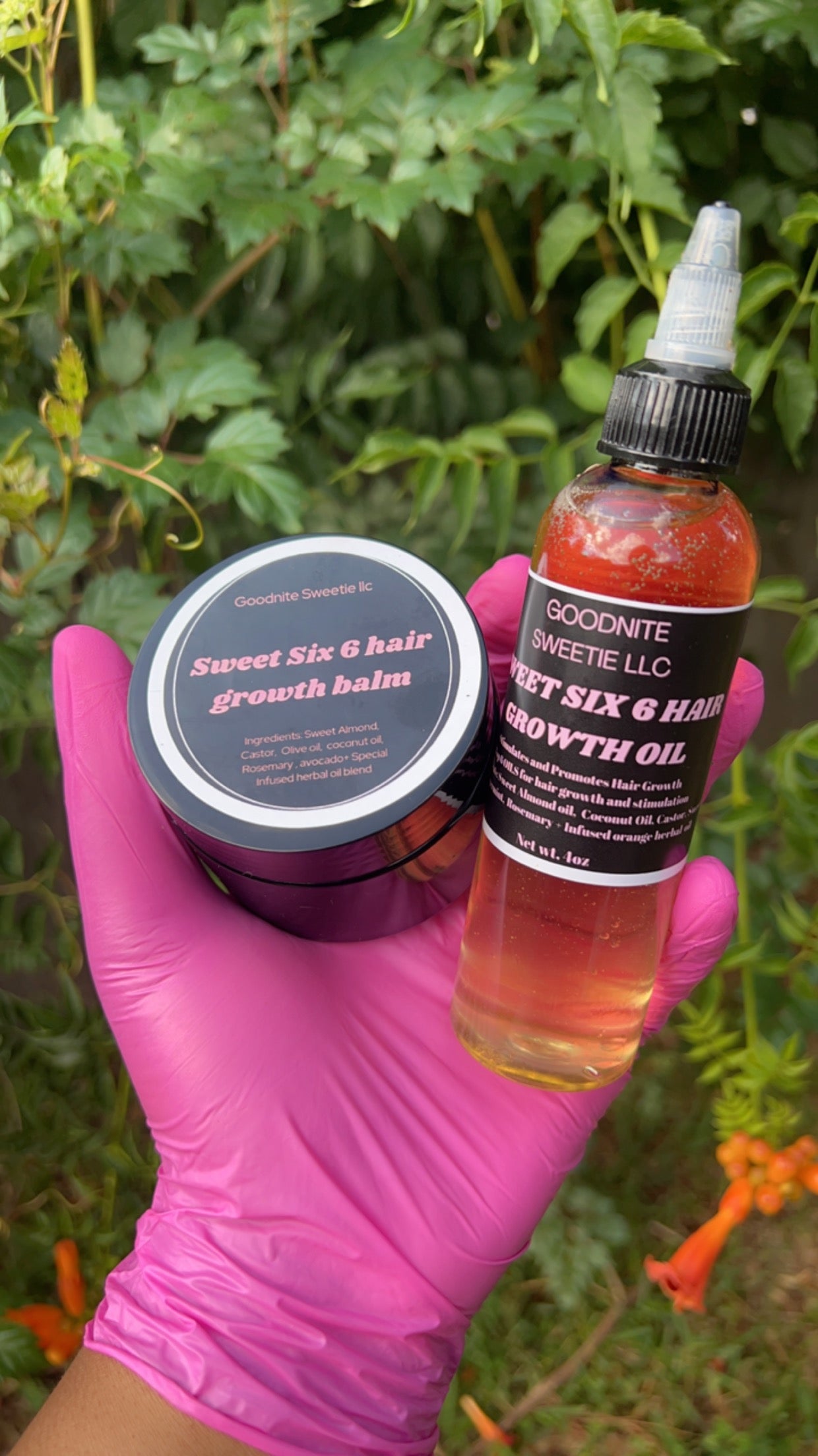 HAIR GROWTH OIL AND HAIR GROWTH BALM